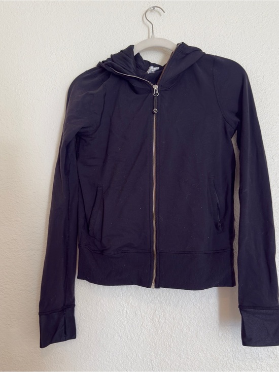lululemon athletica Jackets & Blazers - Lululemon Women's Namaskar 6 Black Zipup Hooded Jacket